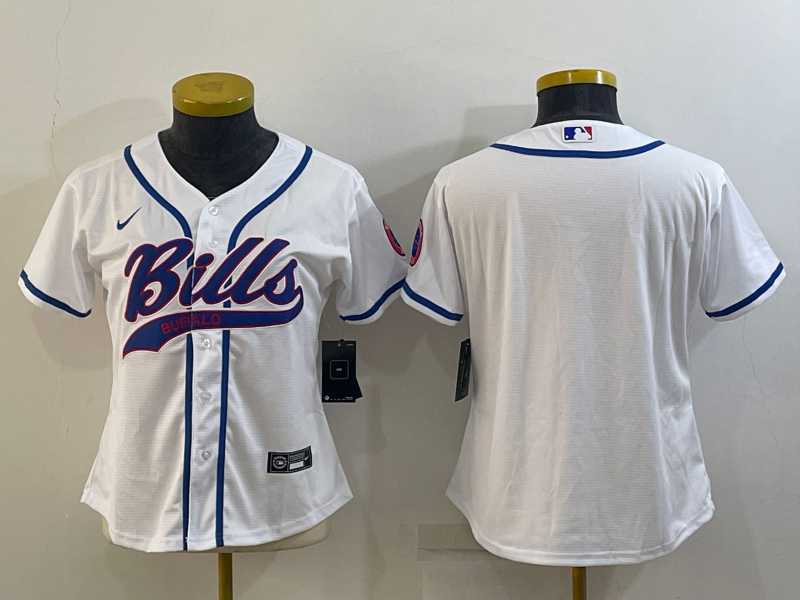 Women's Buffalo Bills Blank White With Patch Cool Base Stitched Baseball Jersey,We sell and wholesale Women's Buffalo Bills Blank White With Patch Cool Base Stitched Baseball Jersey on line form chian!
